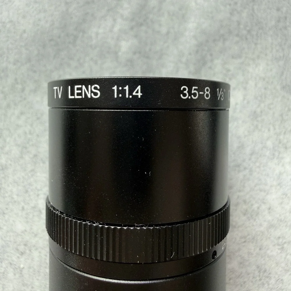 Computar TV Lens 1:1.4  3.5-8  1/3 CS Comes With Both Caps